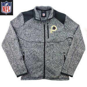 Washington Redskins Jacket Fleece G-III NFL Embroidered Full Zip Medium